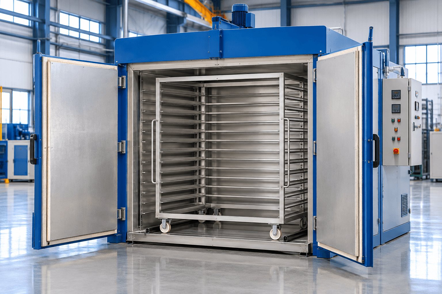 Trolley Type Core Drying Oven